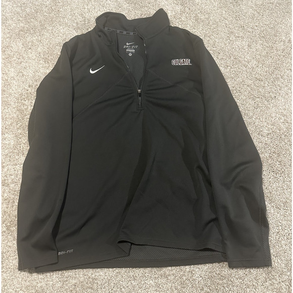 Nike Dri-Fit 1/4 Zip Pullover Colgate Raiders Black Men’s XL Athletic Jacket - Picture 1 of 8